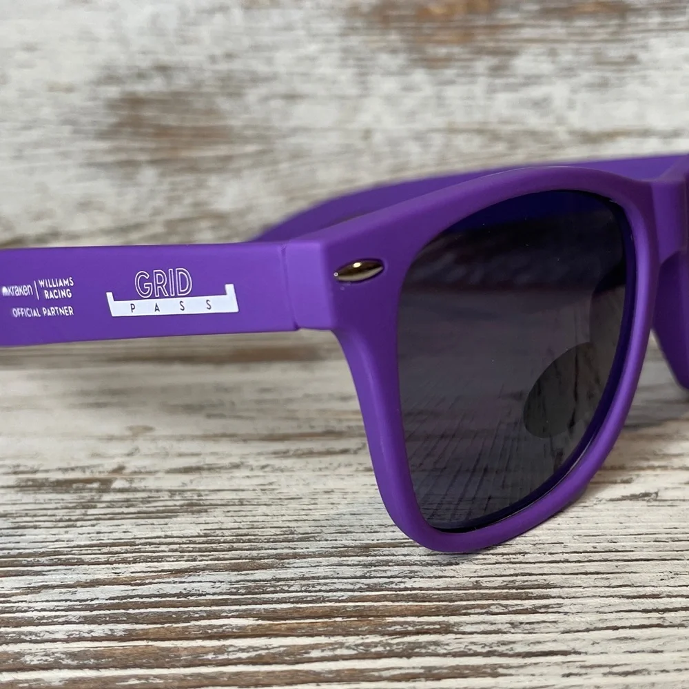 WILLIAMS Formula 1 F1 Racing Team Sunglasses Grid Pass Albon Carlos Sainz Purple